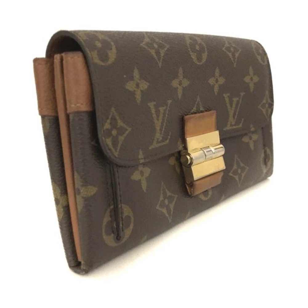 Louis Vuitton Vintage Monogram Portefeiulle Elysee Long Bifold Wallet-Rank B+ - Picture 2 of 9